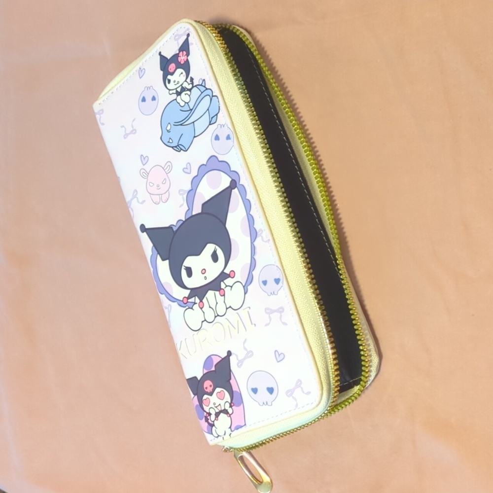 Hello Kitty Kuromi Pocket long wallet Lightweight - Picture 9 of 9